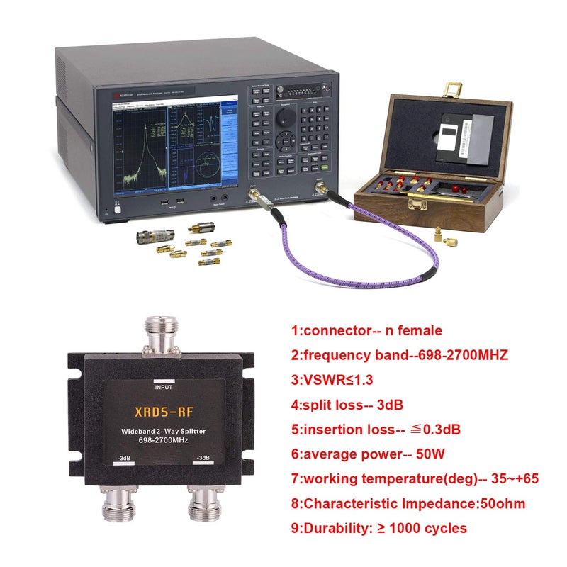 XRDS -RF Wide-Band 2 Way Splitter-3dB N Type Female-50 Ohm Cellular Signal Splitter for 4G/LTE System by XRDS-RF (NOT for TV) - Image 4